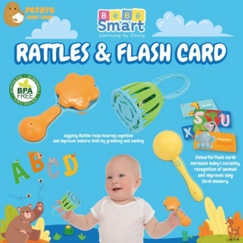 Bebe Smart - Rattles &amp; Flash Card Bebesmart