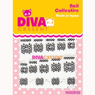 ISI 2 PACK NAIL ART STICKER 3D NGGB01 - NGGB16