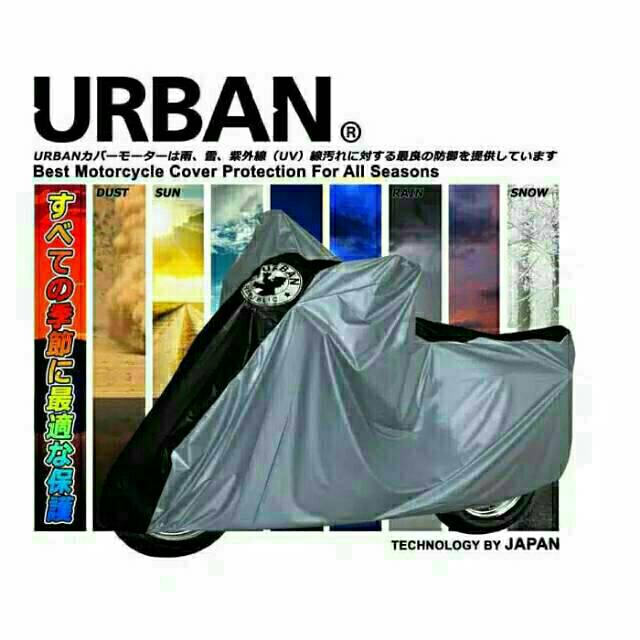 COVER SARUNG SELIMUT TUTUP MOTOR URBAN WATERPROOF HONDA YAMAHA VESPA SUZUKI BEBEK VARIO BEAT JUPITER