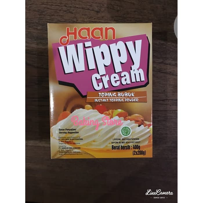 Haan Wippy Cream - Whipped Cream 400gr