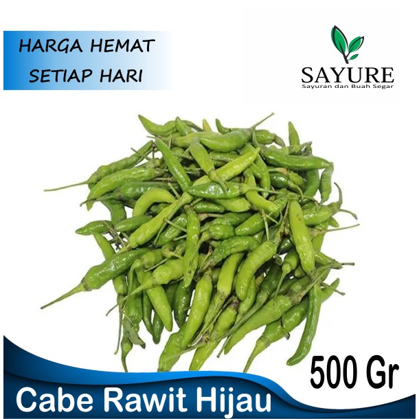 

CABE CABAI RAWIT HIJAU MURAH 500 GR