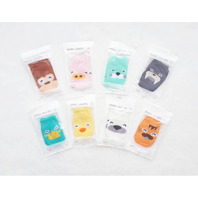 Kaos Kaki Bayi Import Animal 3D