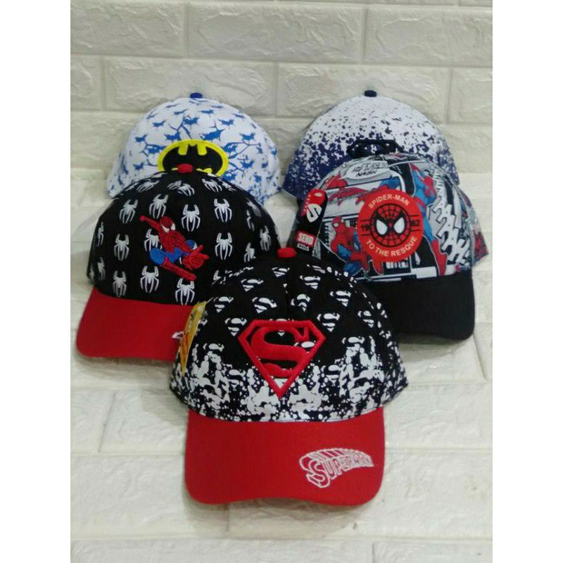 Topi anak murah snapback topi baseball Avengers