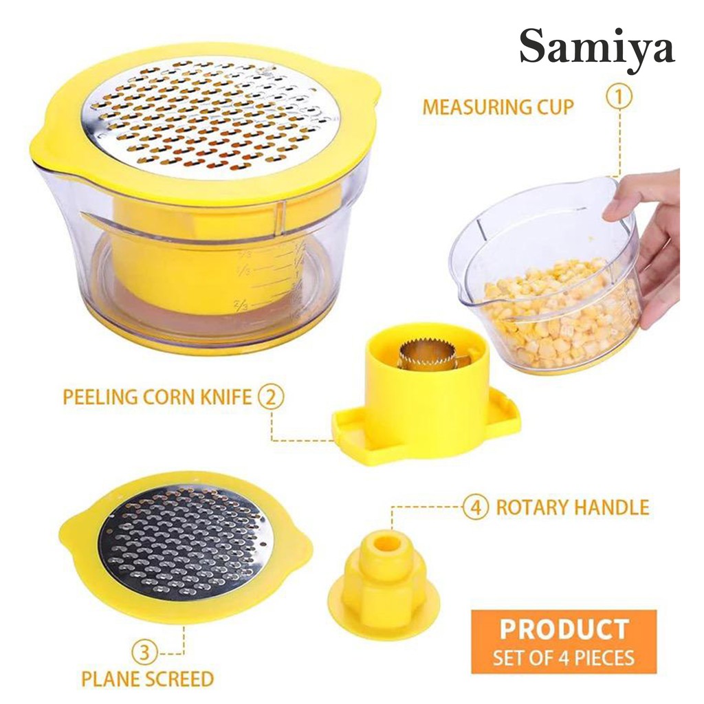 multifunctional corn peeler / parutan buah sayuran / serutan jagung / kitchen corn stripper