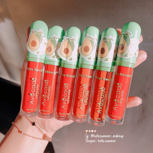 [ORI THAILAND] Kiss Beauty Avocado Matte Lipgloss