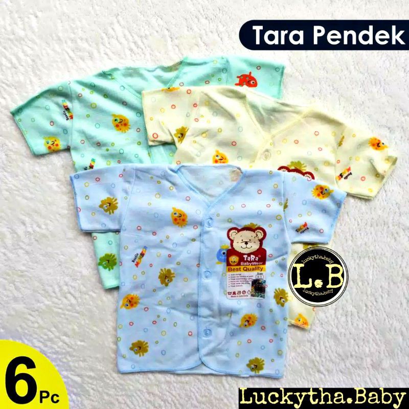 TARA baju bayi pendek warna full print/baju Tara warna pendek/perlengkapan bayi