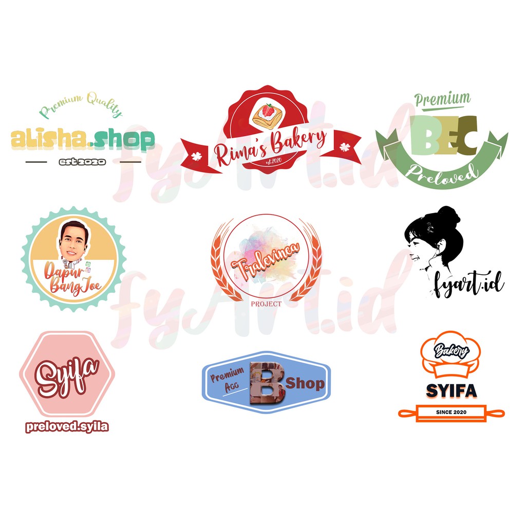 

Logo Online Shop / Desain Logo / Logo Olshop / Desain Karakter / Desain Label