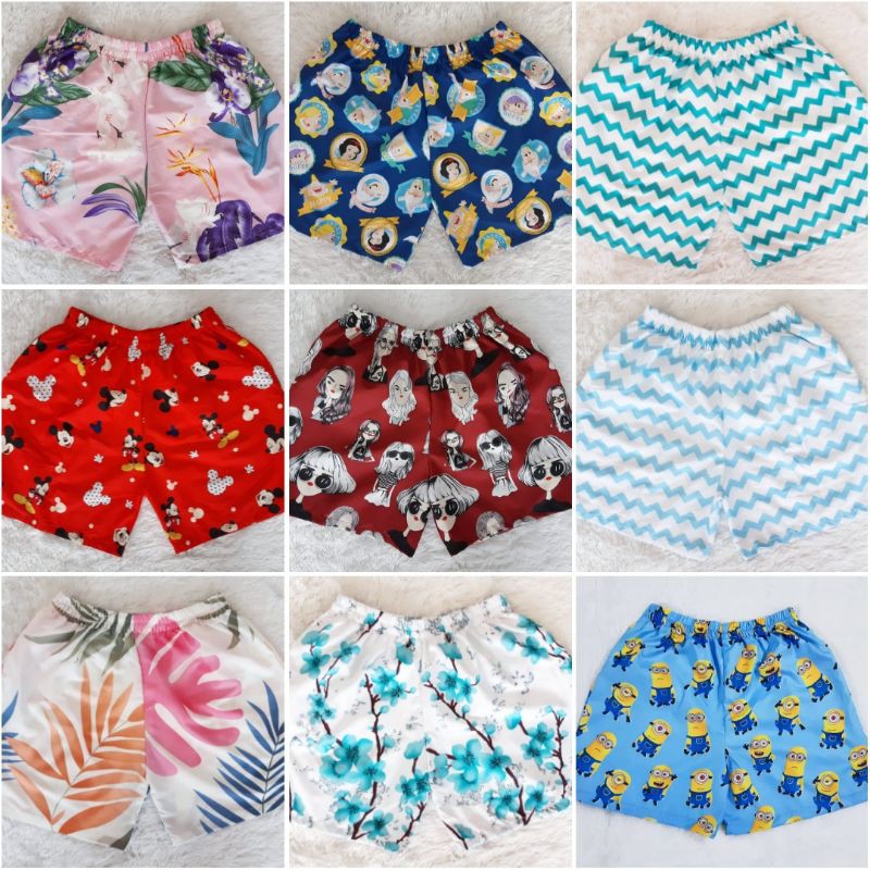 GROSIR CELANA PENDEK KOLOR BOXER || MOTIF RANDOM | CELANA SANTAI