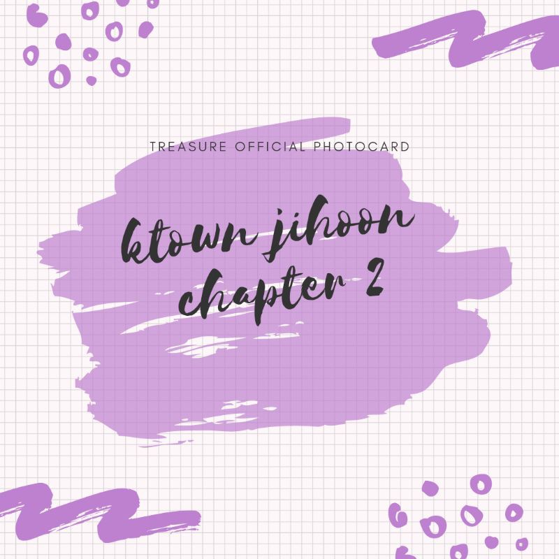 [OFFICIAL PHOTOCARD TREASURE] JIHOON KTOWN CHAPTER 2