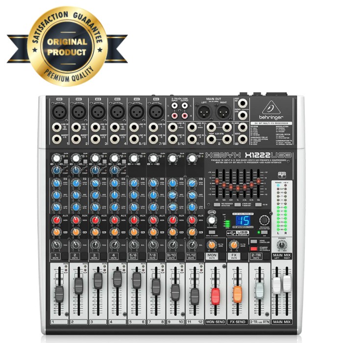 Mixer Behringer XENYX X 1222 USB XENYX X1222USB XENYX X 1222 USB Original