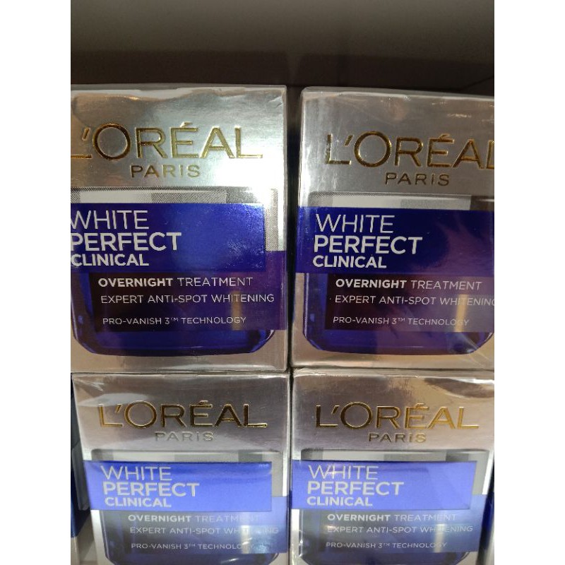 L'OREAL WHITE PERFECT CLINICAL NIGHT CREAM
