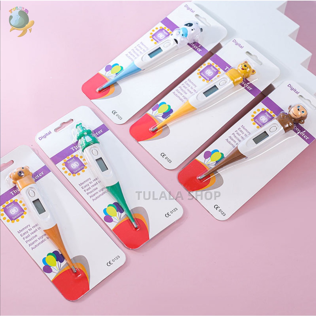 [TULALA SHOP]THERMOMETER DIGITAL ALAT PENGUKUR SUHU BADAN TUBUH BAYI BABY ANAK TERMOMETER UKUR MULUT KETIAK / Thermometer Karakter Termometer Digital Pengukur