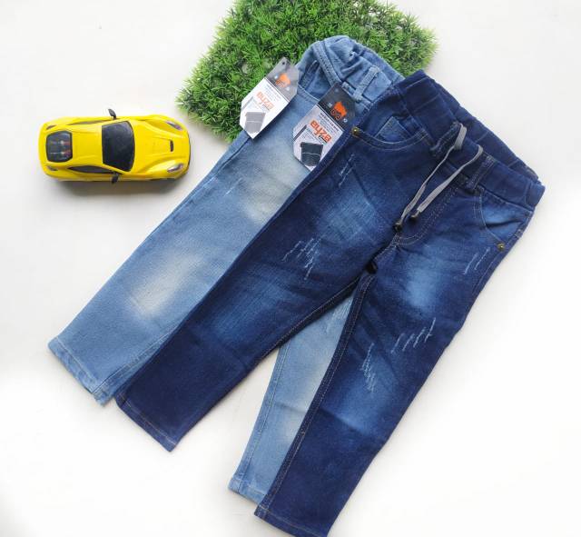 Celana Jeanz Anak Eyza Junior Size 8.10.12 Tahun Sky Blue Habis