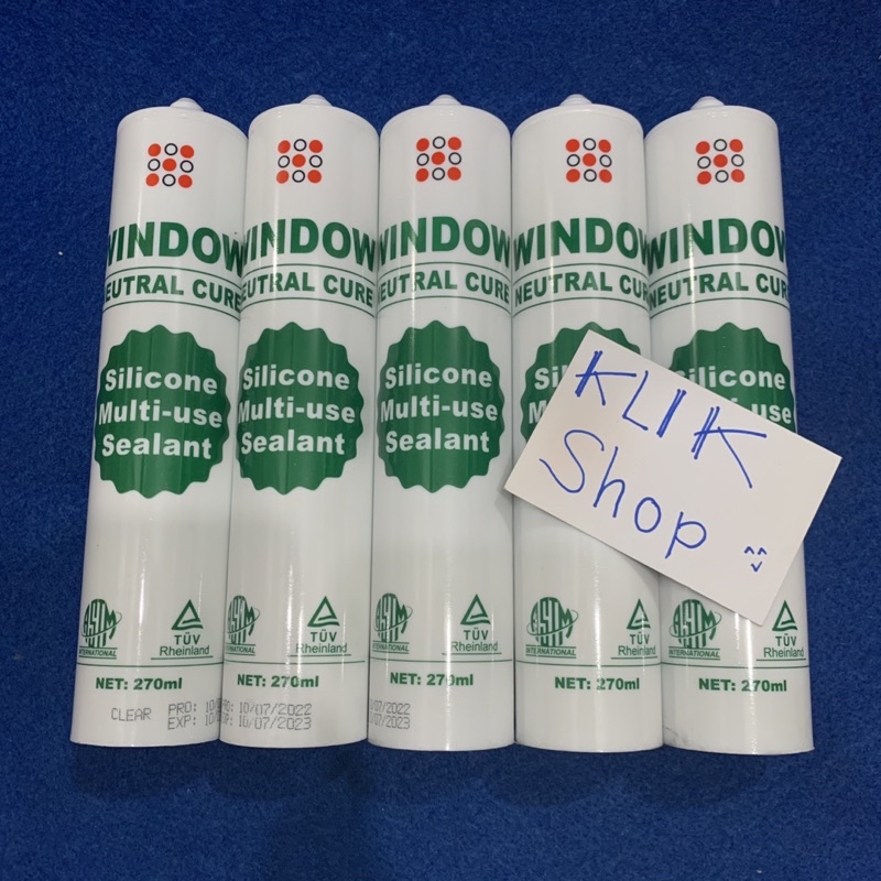 Lem Sealant / Silent / Lem Kaca Netral merk Window BOTOL