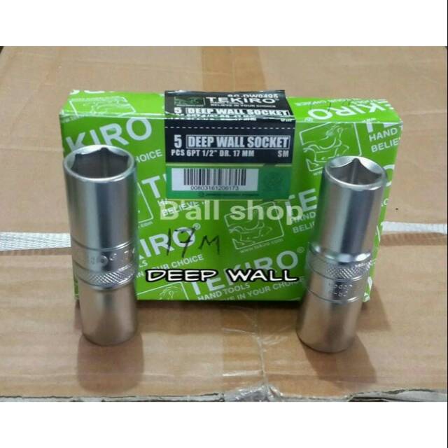 Mata Sock Deep Wall DR 1/2&quot; 17 mm Tekiro (Harga Per Pcs)