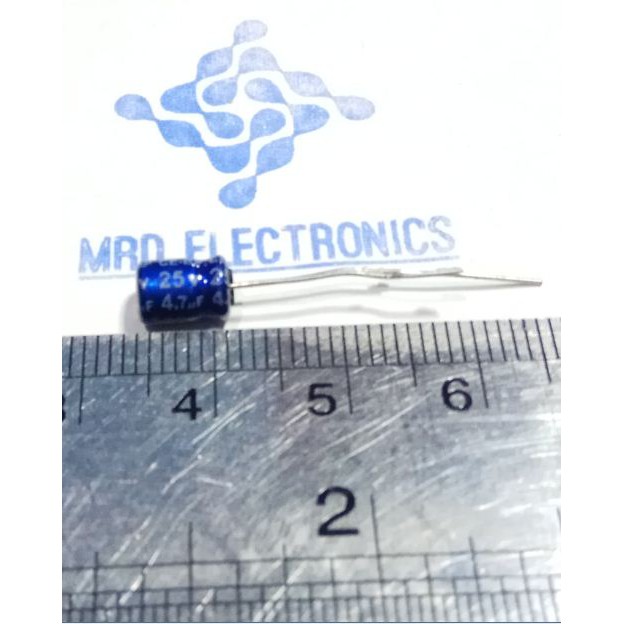 Elco Capacitor Kapasitor 4.7uF 25V 25 Volt - Elna - New