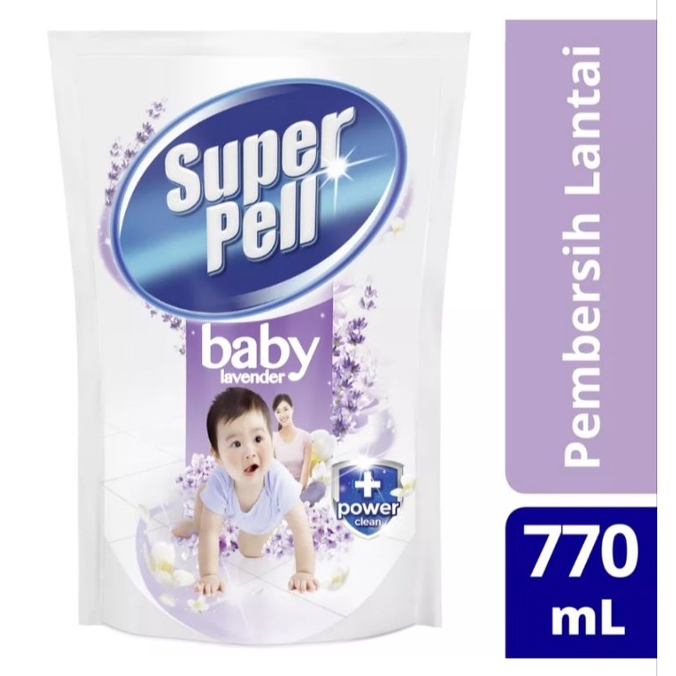 Super Pell Baby / Super Pel Pembersih Lavender Lantai kamar bayi Lantai