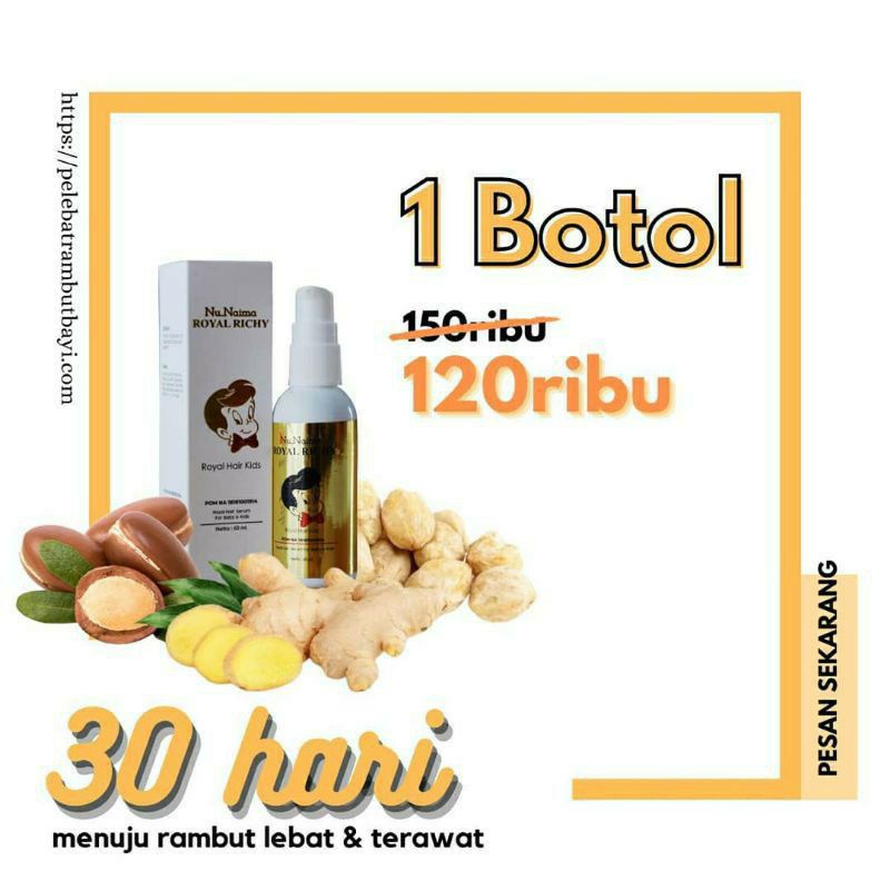 NAUFA Royal Richy - Vitamin Penumbuh Rambut Anak Bayi / Penyubur Rambut