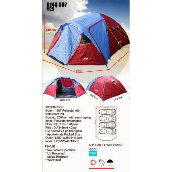 TENDA REI M29 KAP 6 ORANG