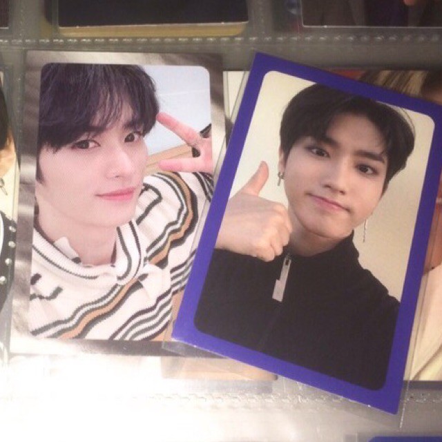 stray kids han lee know levanter silver border blue border