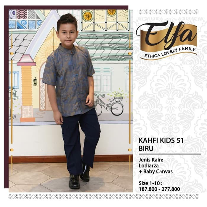 SETELAN KOKO ANAK TERBARU / ETHICA / KAHFI KIDS 51 BIRU
