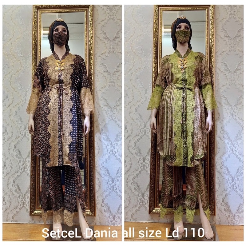 1set celana batik lace