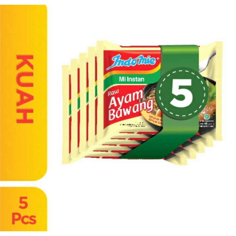 

Indomie kuah rasa ayam bawang