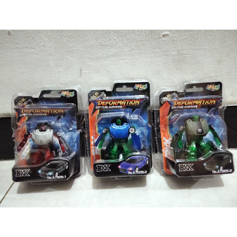 mainan robot metal deformation of the armor / robot berubah bentuk