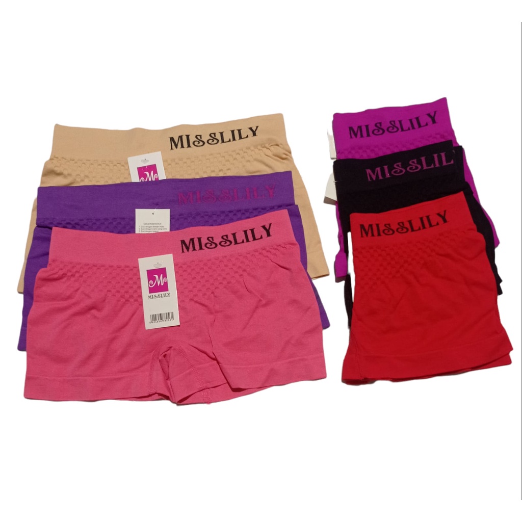 BOXER PEREMPUAN MISSLILY - BOXER RAJUT MISSLILY TERLARIS