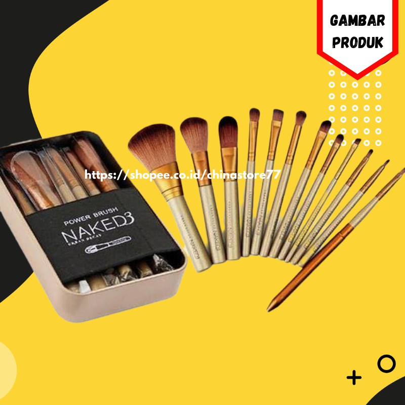 Kuas Make Up Set Brush Makeup Alat Kecantikan Kuas Rias Set Make Up Perawatan Wajah