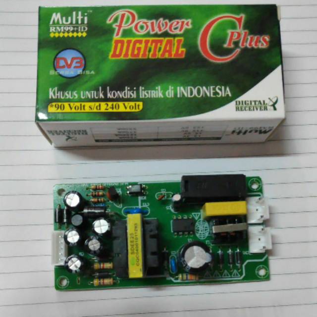 POWER SUPPLY DIGITAL RECEIVER MPEG4 HD MULTI HIJAU/HD 2