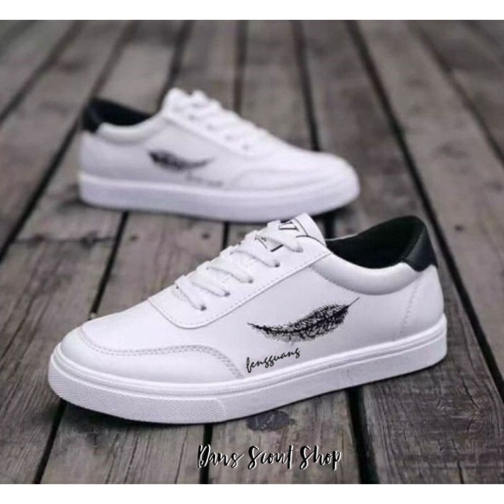 Sepatu Casual Pria Sepatu SENJI DAUN Sneakers Pria