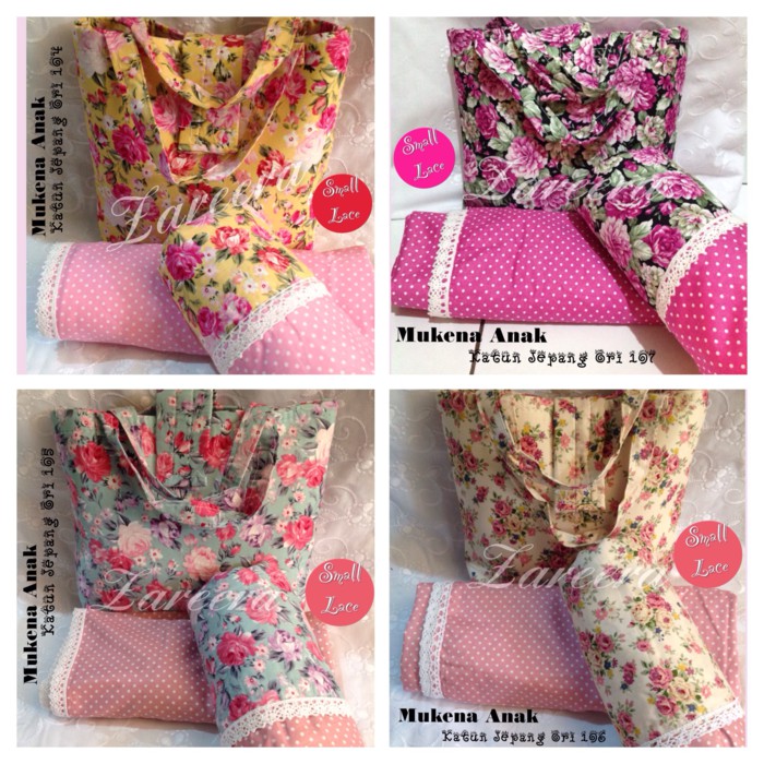 MUKENA ANAK KATUN JEPANG ORIGINAL / MUKENA KATUN JEPANG ANAK RENDA