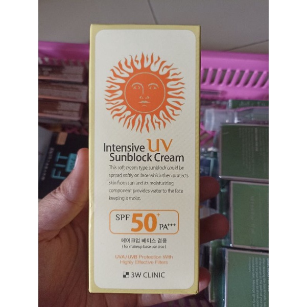 sunscreen 3w clinic new
