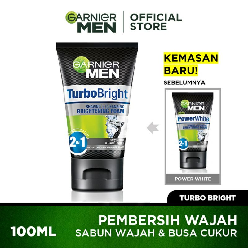 Garnier Facial Foam Men 100ml dan 50ml