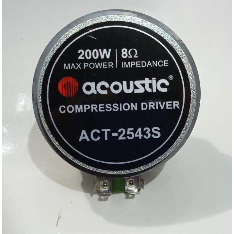 Driver Tweeter Horn Accoustic 200 Watt Acoustic ACT 2543S