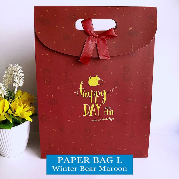 

Paper Bag Motif / Tas Kertas Kado / Tas Ulang tahun - L FANCY