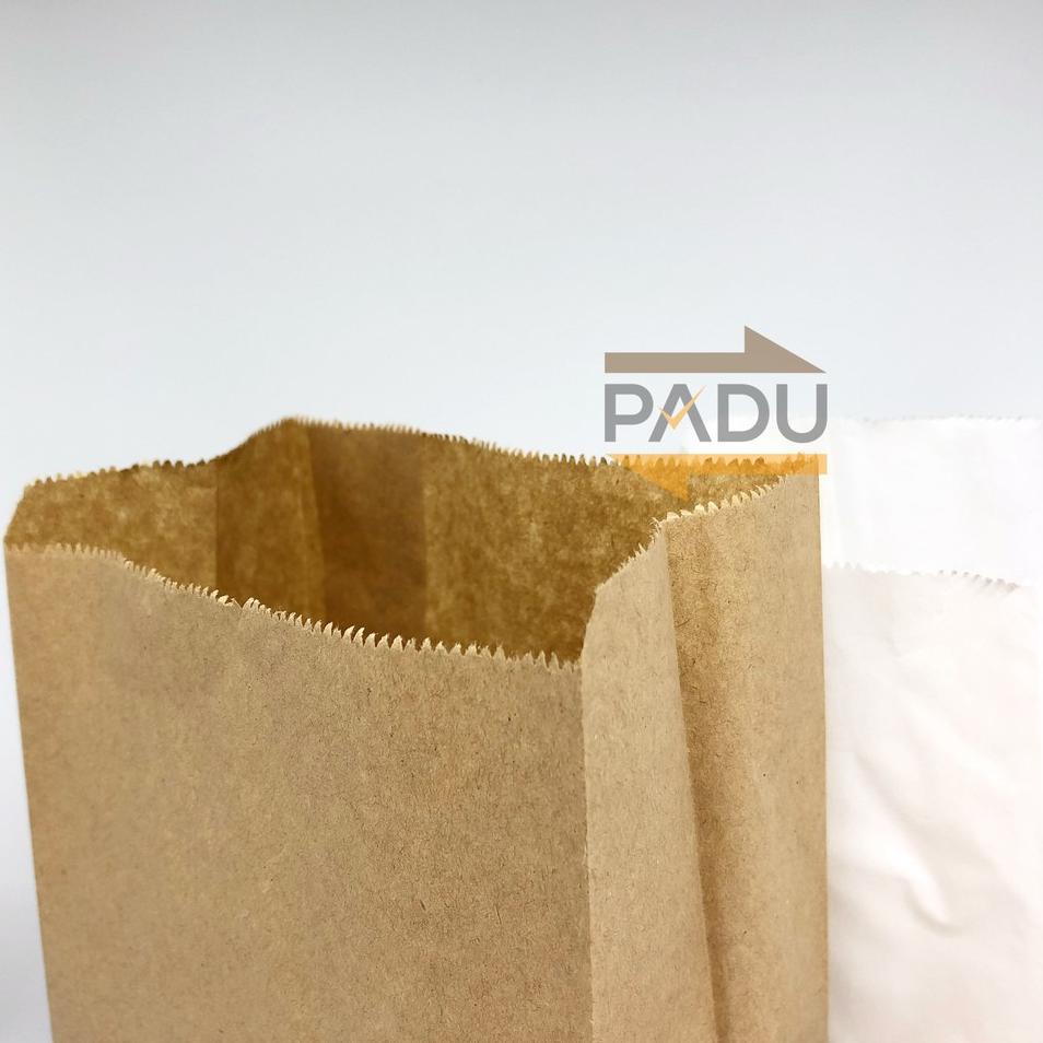 

Get Product [100 Pcs] Paper Bag / Kantong Kertas (M) - Kantong Roti / Fried Chicken / Snack