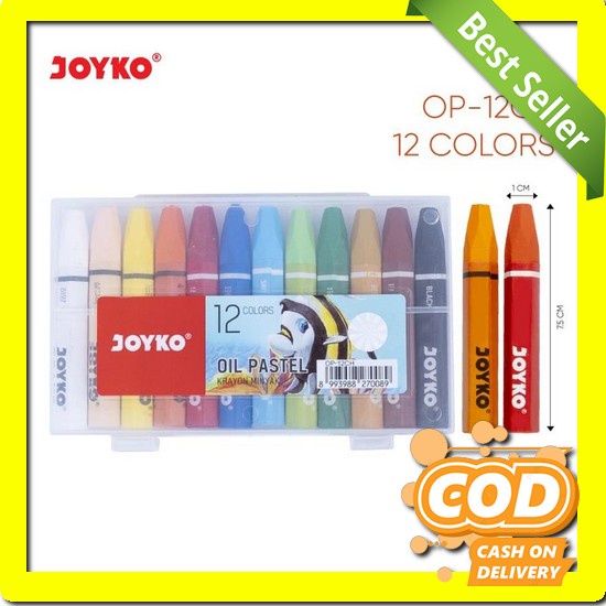 

Crayon Set Krayon Lengkap Kerayon Titi 12 36 48 55 Warna Krayon Minyak Oil Pastel Joyko Op-Ch - Op