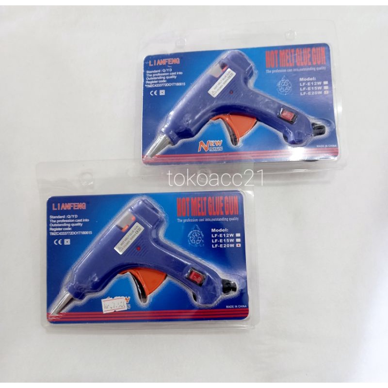 

alat tembakan lem lilin( glue gun ) l gratis 10pcs lem lilin