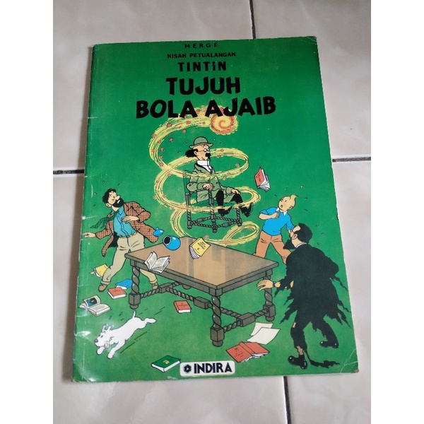 komik Tintin terbitan Indira tujuh bola ajaib