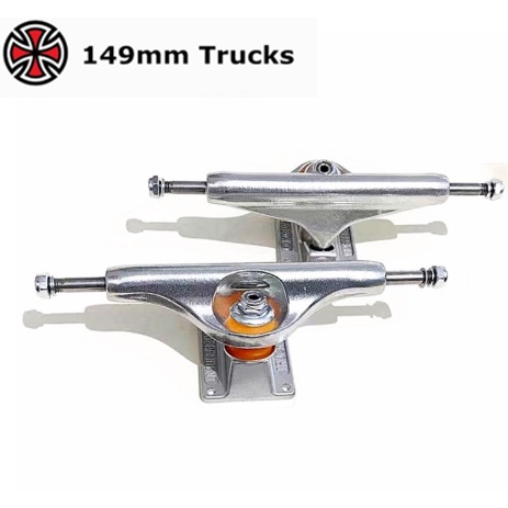 Truk Skateboard 149 Mandiri 149mm Aluminium Alloy Street Skating Trucks Silver