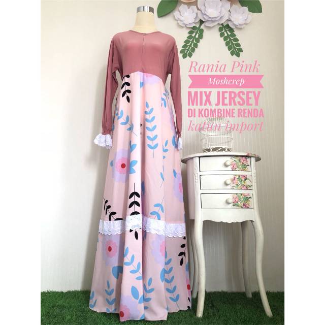 Rania Pink Dress by Anisa Modish