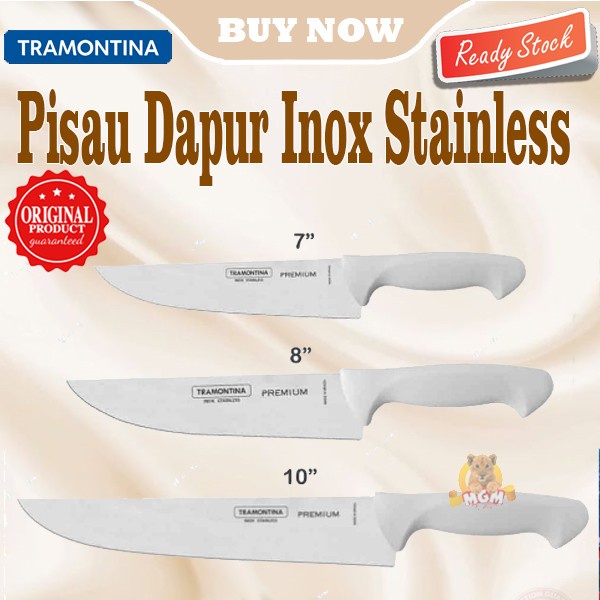 Made in Brazil PREMIUM Tramontina Stainless Knife Pisau Dapur 7in