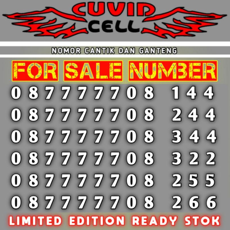 XL Nomor cantik panca 77777