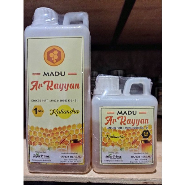 

MADU KALIANDRA ARRAYYAN MURNI KEMASAN 1KG DAN 0.5 KG