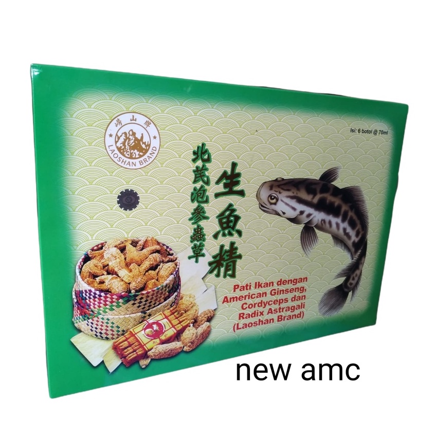 

Laoshan Brand Saripati sari pati Ikan Gabus haruan sheng yu ji