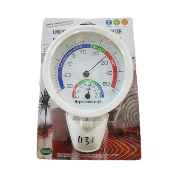 termometer ruangan /hygrometer analog 5 inch merek DR.GRAY - HG5