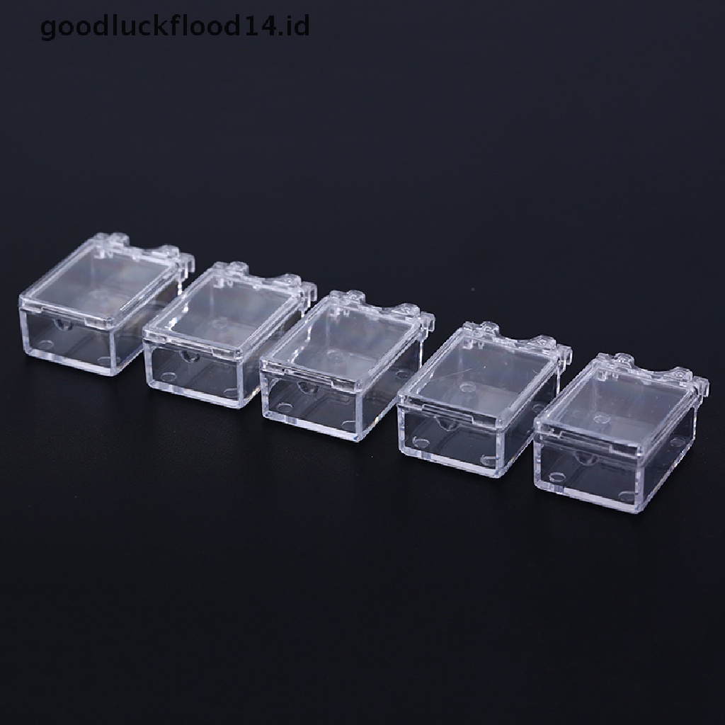 [OOID] 20 Grids Clear Nail Art Display Tray Glitter Rhinestone Decor Storage Box Case ID