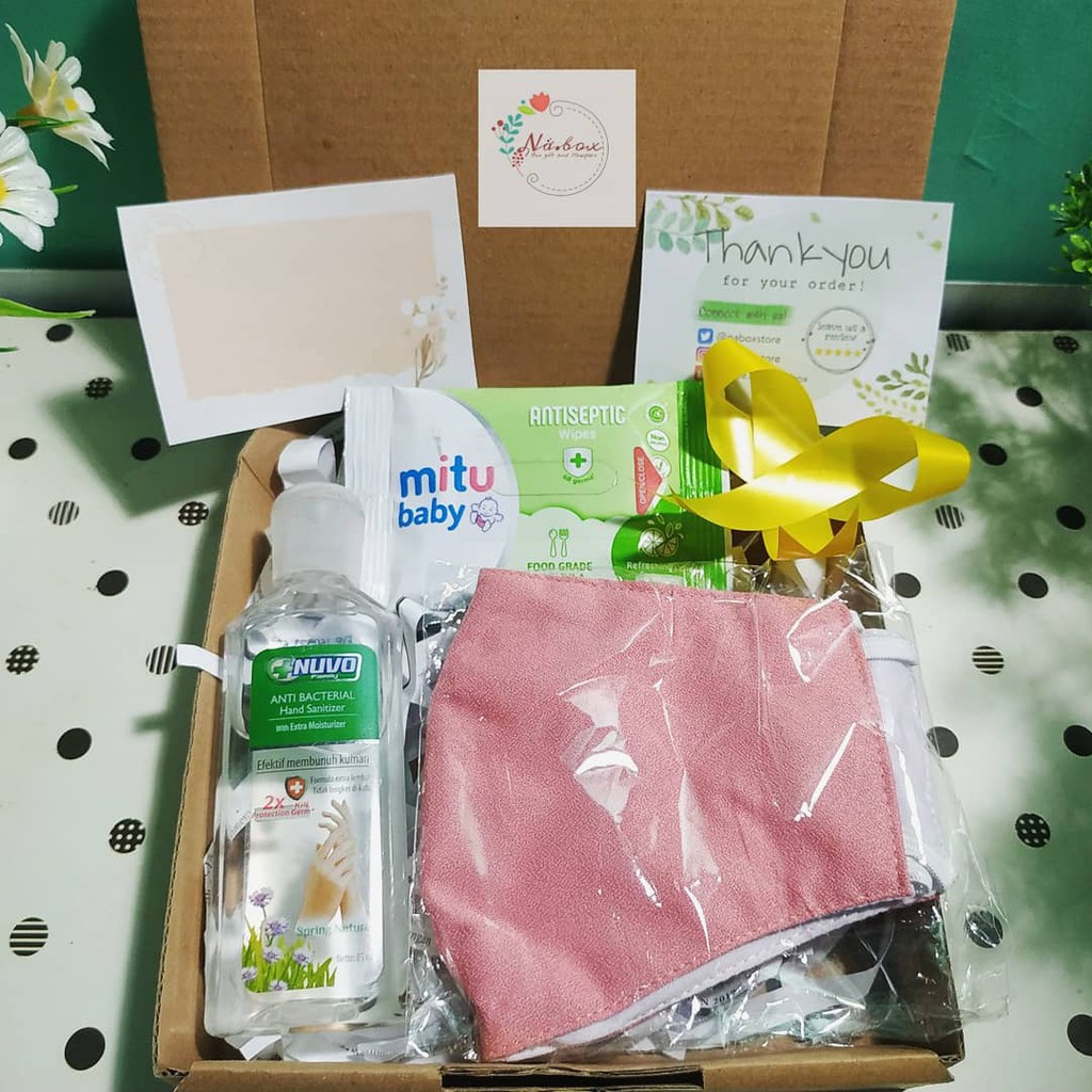 

New Normal Kit / Hampers / Masker Box / Hampers New Normal Kit / Gift / Gift Murah / Hadiah / Kado